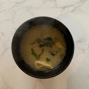 Simmering tofu in dashi for miso soup recipe